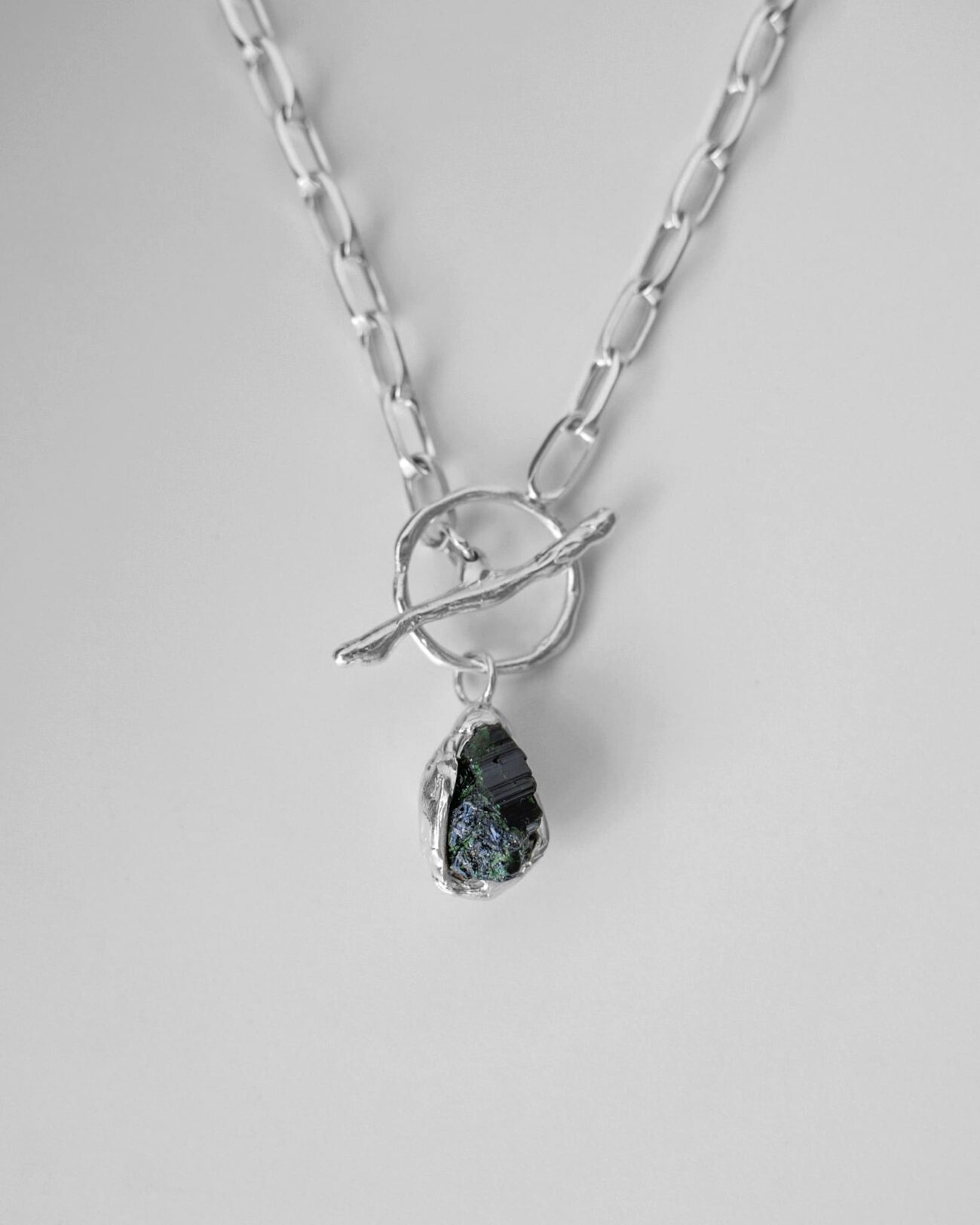 Featured image for “Green tourmaline nyaklánc”