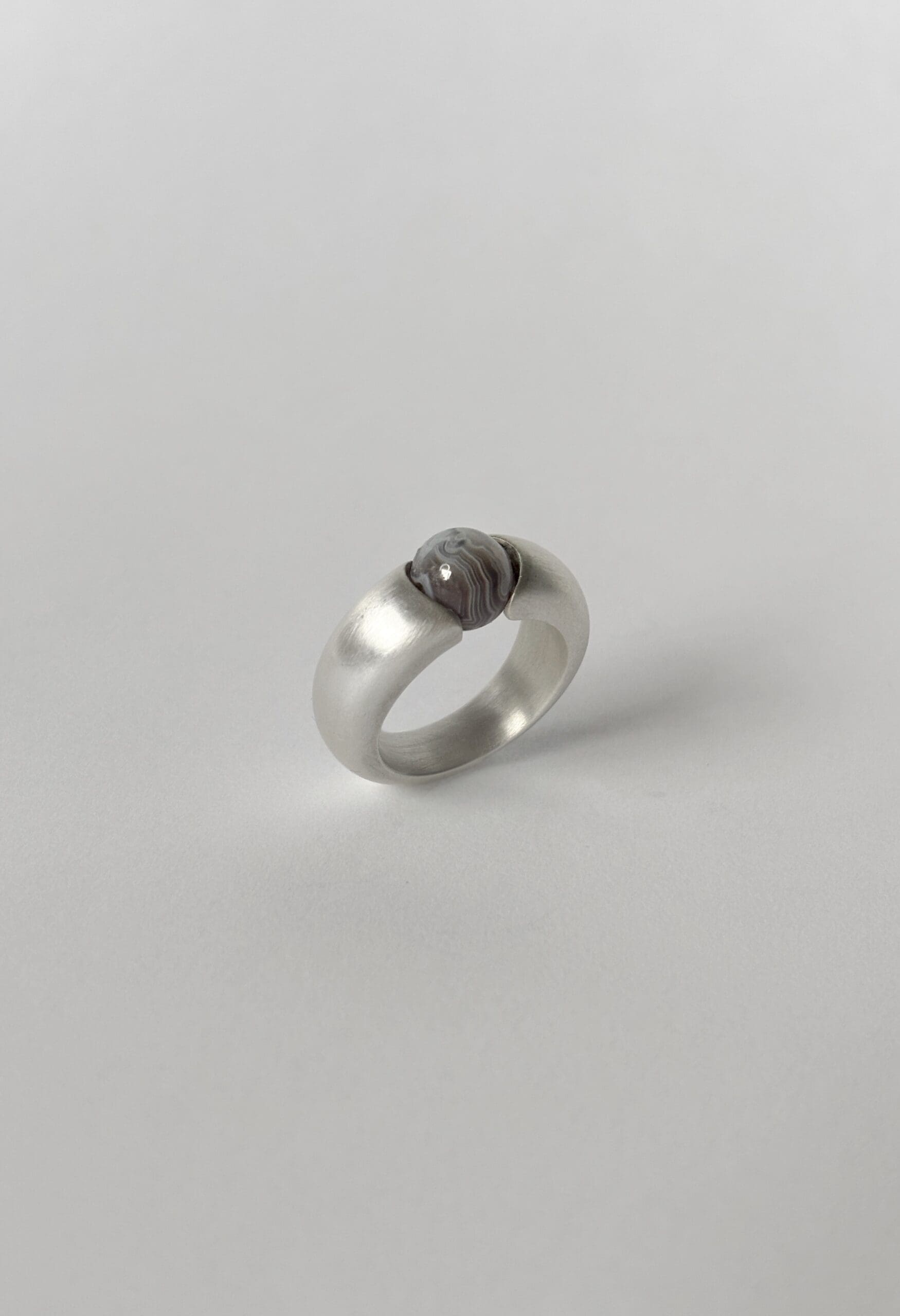 Featured image for “Achát solo gyűrű”